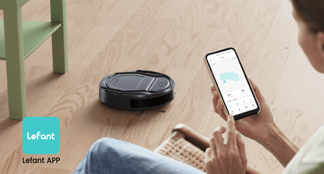 Lefant Robot Vacuum Cleaner Slim Quiet,2200Pa Powerful Suction,120 Mins Runtime,6 Cleaning Modes,Wi-Fi/App/Alexa,Self-Charging Pet Hair Robotic Vacuum Ideal for Hard Floor,Low-Pile Carpet,M210 Pro