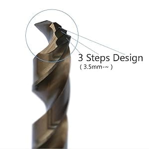 Metric M42 8% Cobalt Twist Drill Bits Set for Stainless Steel and Hard Metal (1mm-10mm/19pcs)
