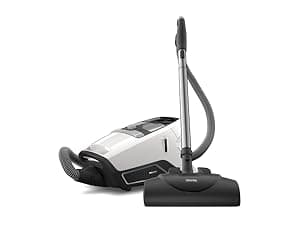 Miele Blizzard CX1 Cat & Dog Bagless Canister Vacuum, Lotus White - Pet Hair, Portable