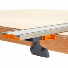 BORA 50” NGX Clamp Edge, Straight Cut Guide for Circular Saws, Easy to Use, Great for Cross-Cutting Plywood Sheets and Routing Dados, 544050