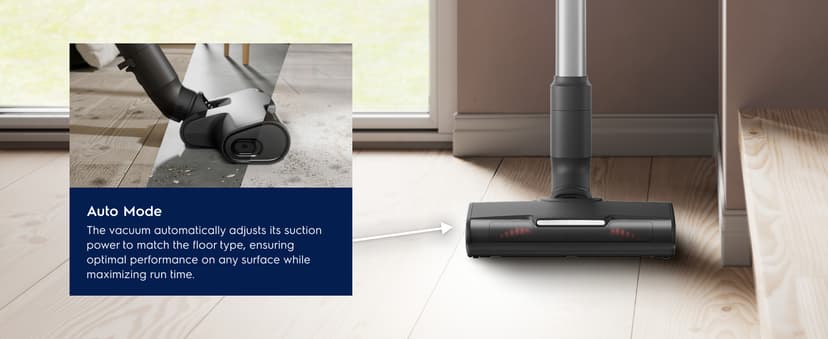 Electrolux Ultimate600 Cordless Stick Vacuum with PowerPro Bristle Nozzle and Larger Dust Bin Capacity, 50-Minute Run Time, 3 Power Modes, Denim Blue