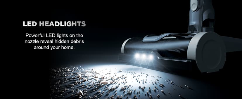 Shark Vertex Pro Cordless Vacuum Cleaner with HEPA Filter, Lightweight, Portable, Removable Handheld, Self Cleaning DuoClean PowerFins, 120-min Runtime, IQ Display, Black/Silver, IZ682H