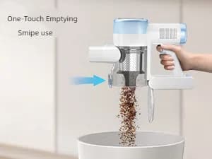 Cordless Vacuum Cleaner, 35Kpa Cordless Vacuums for Home, 500W Stick Vacuum Cleaners with Long Runtime, Lightweight, Powerful, Large Dust Cup Vacuum Cleaner for Pet Hair Hard Floor