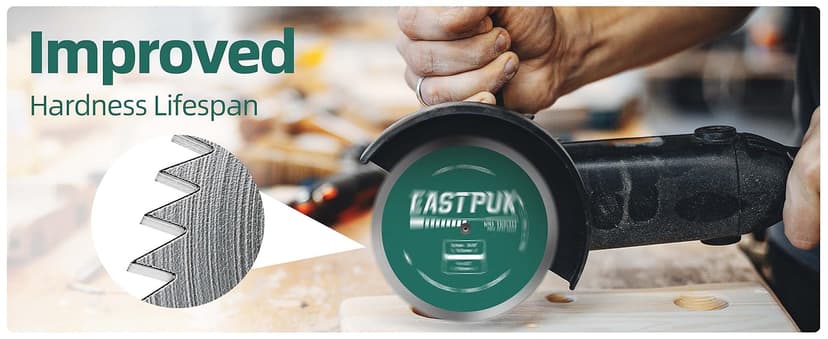 3Pcs 4-1/2 Inch 120 Tooth Circular Saw Blade with 3/8 Inch (9.5mm) Arbor, Fast Cutting for Plywood, OSB, Paneling and Vinyl Siding Wood