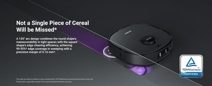 Eureka J15 Ultra Self Emptying Robot Vacuum, 19,000 Pa Suction, Flex-Arm Mop Design, 167℉Hot Water Mop Washing & 131°F Hot Air Drying, AI Obstacle Avoidance, Black