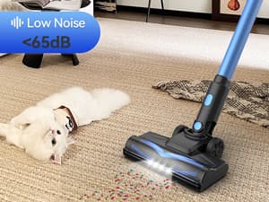 N8 Cordless Vacuum Cleaner, Lightweight Stick Vacuum with Powerful Suction, 2200mAh Battery, 40 Mins Runtime, Self-Standing, Rechargeable Vacuum Cleaners for Home Hardwood Floor Carpet Pet Hair