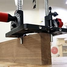 Milescraft 1348 Drill Mate PRO – Heavy-Duty Portable Drill Press Drilling Guide, ½” Chuck, Precision Drilling Jig Attachment for Drilling Angled or Straight Holes, Adjustable Drill Guide Attachment