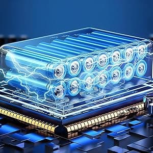 Cordless Reciprocating Saw | 21V 2000mAh * 2 Batteries, 3000RPM, 28mm Stroke Length, 4 Blades | Electric Power Reciprocating Saw for Wood/Metal/PVC Cutting