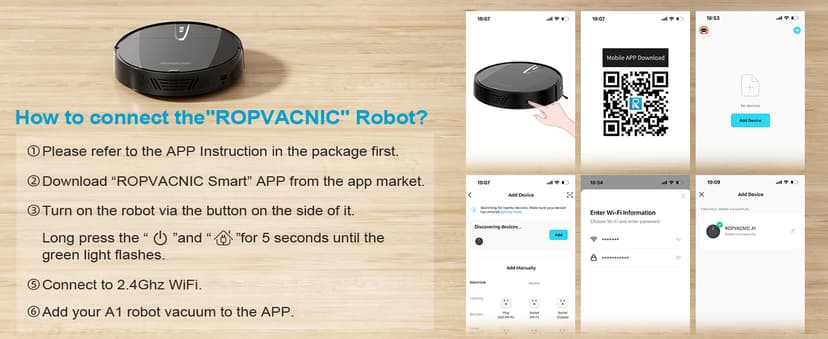 Robot Vacuum Cleaner with 3000Pa Cyclone Suction, APP/Voice/Remote Control, Automatic Self-Charging Robotic Vacuum, Scheduled Cleaning, Ideal for Pet Hair, Hard Floor, Low Carpet