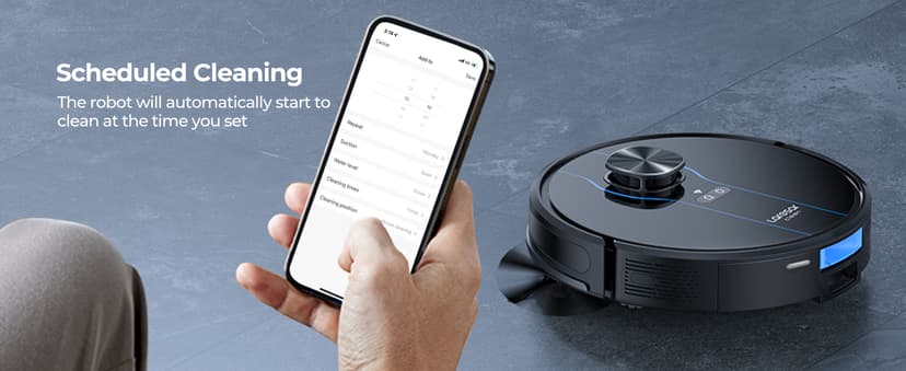 Robot Vacuum, 3 in 1 Robot Vacuum and Mop with 60 Day Self-Emptying Station, LiDAR Navigation Robot Vacuum Cleaner, WiFi/APP/Alexa, Ideal for Pet Hair, Carpet and Hard Floor