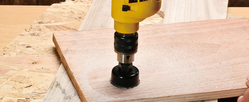 KATA Hole Saw Set 20PCS Hole Saw Kit with 3/4"-6"(19-152mm) 13PCS Saw Blades, 2 Mandrels, 3 Drill Bits, 1 Installation Plate, 1 Hex Key, Ideal for Soft Wood, Plywood, Drywall, PVC