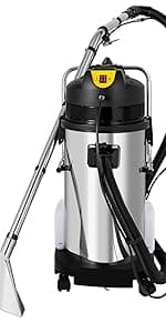 Smart Cordless Wet Dry Vacuum Cleaner and Mop for Hardwood Floor, Digital Display, Long Run Time, Great for Sticky Messes and Pet Hair, Space-Saving Design 250W