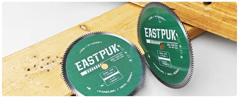 3Pcs 4-1/2 Inch 120 Tooth Circular Saw Blade with 3/8 Inch (9.5mm) Arbor, Fast Cutting for Plywood, OSB, Paneling and Vinyl Siding Wood