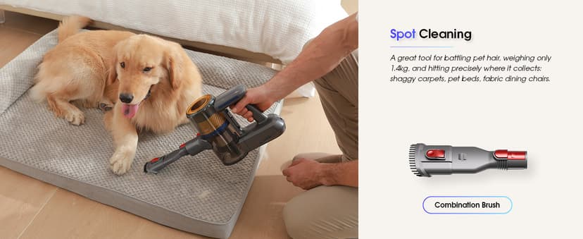 UNINELL HOME Cordless Vacuum Cleaner,45000Pa/450W Vacuum Cleaners for Home with 60Mins Runtime,Lightweight Anti-Tangle Stick Vacuum,Wall-Mount Charging,Vacuum Cordless with Attachments for Pet Hair