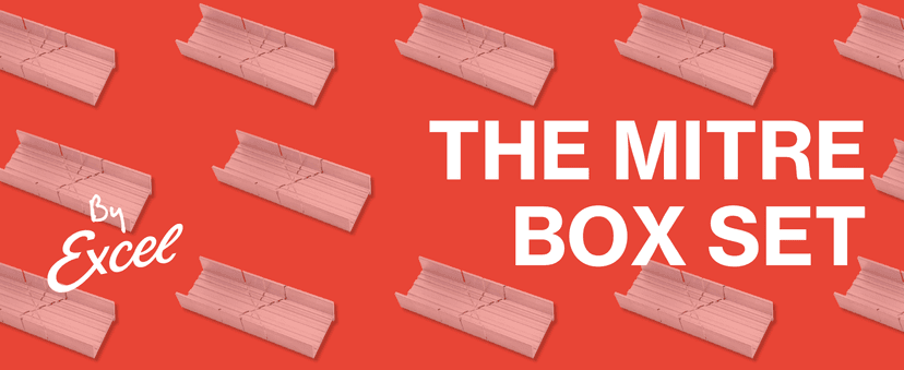 Excel Blades 6-Inch Metal Mitre Box Set – Aluminum & Steel Precision Cutting Tool with K5 Handle & Razor Pull Saw for Wood, Plastic & Soft Metals – 45° & 90° Cutting Angles, Made in USA