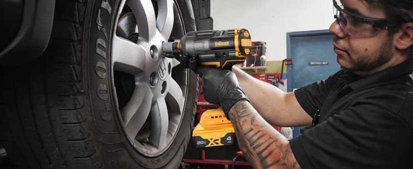 Cordless Impact Wrench 1/2 inch for Dewalt 20V Battery, 1000/1200N.m Impact Driver High Torque Brushless Electric Impact Gun Includes LED Work Light Variable Speeds for Car/Truck RV/Mower