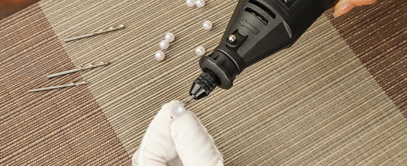 GOXAWEE Rotary Tool Kit with MultiPro Keyless Chuck and Flex Shaft -140pcs Accessories Variable Speed Electric Drill Set for Handmade Crafting Projects and DIY Creations