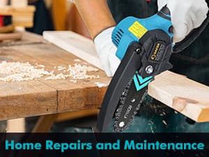 Saker Mini Chainsaw,Portable Electric Chainsaws Cordless,Handheld Chain Saw Pruning Shears Chain Saws for Tree Branches,Courtyard,Household and Garden,Christmas Gifts for Men Dad Husband Women