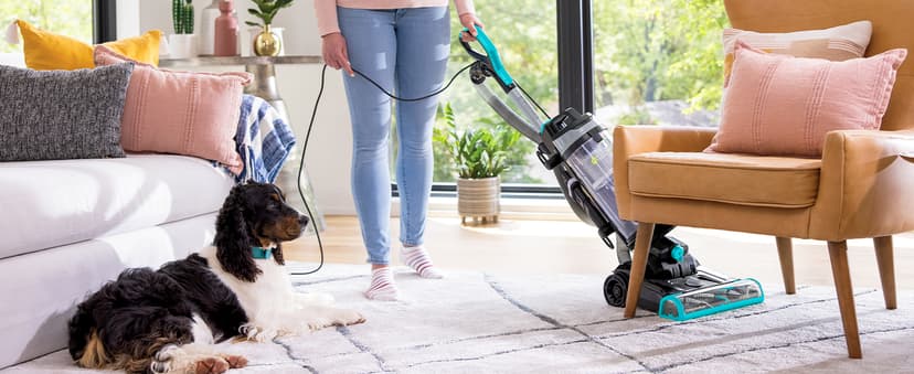 Bissell CleanView Swivel Pet Reach Full-Size Vacuum Cleaner, with Quick Release Wand, & Swivel Steering, 3198A, Color May Vary