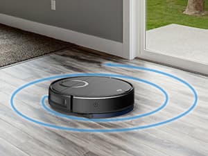 Robot Vacuum and Mop Combo, 2 in 1 Mopping Robot Vacuum Cleaner with Schedule, Wi-Fi/App/Remote, 2000Pa Max Suction, Self-Charging Robotic Vacuum, Slim, Ideal for Hard Floor, Pet Hair, Low-Pile Carpet