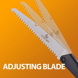 Folding Hand Saw for Tree Pruning, Camping, Gardening, Hunting. Cutting Wood, PVC, Bone with Ergonomic Handle Design