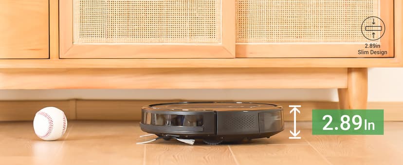 Robot Vacuum,2 in 1 Mopping and Vacuuming, App/Voice/Remote Control,Self-Charging Robotic Vacuum Cleaner,Good for Hard Floor, Low-Pile Carpet, Pet Hair (Small)