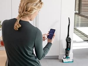 Bissell CrossWave Cordless Max Vacuum Mop All in One Wet and Dry Vac Combo Hard Floor Cleaner and Area Rugs, Cordless Mop, Pack-in Formulas Included, 2554A