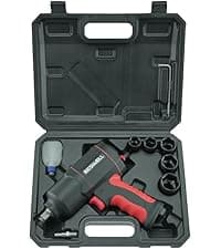 BESWELL® 1/2" High Torque Air Impact Wrench with Up to Real 1180 Foot-Pounds Max Loosen Torque Output-BW-112BN