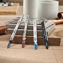 Bosch T102H 3-Piece 3 In. 10 TPI Clean for PVC High Carbon Steel Jig Saw Blades