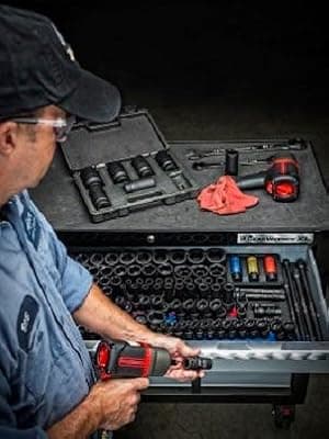 GEARWRENCH 44 Pc. 3/8" Drive 6 Point Standard & Deep Impact SAE/Metric Socket Set - 84916N