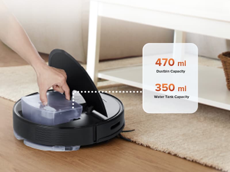 roborock Q7 Max Robot Vacuum and Mop, 30-Level Adjustable Water Flow, 4200Pa Suction, PreciSense LiDAR Navigation, No-Go Zone, No-Mop Zone, 3D Mapping, App & Voice Control, Ideal for Pet Hair