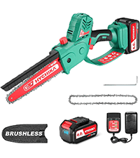 HYCHIKA 6.2A Mini Circular Saw with 3 Blades (4-1/2”), Compact Hand Saw Max 1-7/8" Cutting Depth, 3500RPM, Rubber Handle & 10ft Cord for Wood, Metal, Plastic, Tile