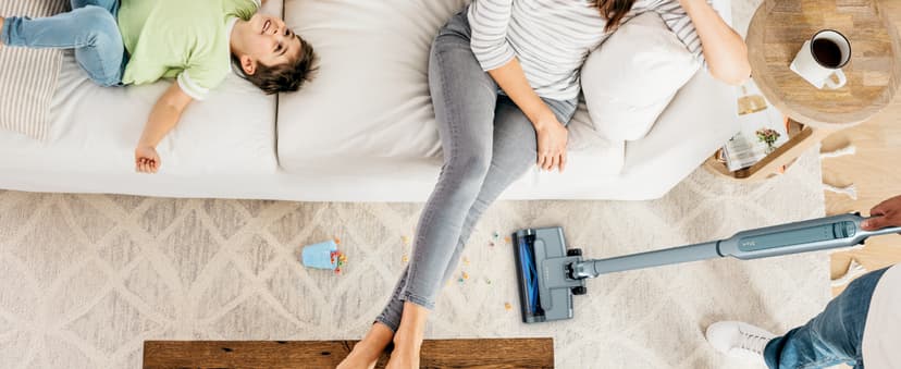 Shark WS642BL WANDVAC System Pet Ultra-Lightweight Powerful Cordless Stick Vacuum with Charging Dock, Blue