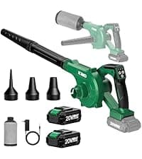 KIMO Impact Wrench 1/2, Max Torque 406ft-lbs (550N.m) & 3000RPM /Premium Brake Stop, 9-Piece Drill & Serewdriver Set, 4 Sockets, Cordless Impact Wrench with 4000mAh Battery, Impact Driver for CarTires