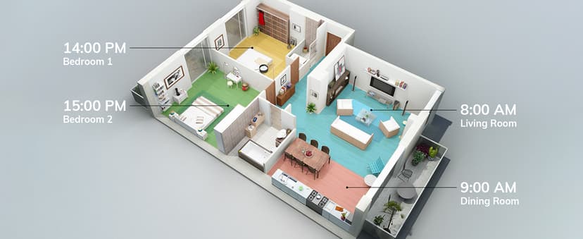 ILIFE T20s Self-Emptying Robot Vacuum and Mop Combo, 5000Pa Suction, 70-Day Capacity, LiDAR Navigation, 260mins Runtime, App/Alexa Control, Robotic Vacuum Cleaner for Hard Floors, Carpets and Pet Hair