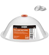 KATA Hole Saw Set 20PCS Hole Saw Kit with 3/4"-6"(19-152mm) 13PCS Saw Blades, 2 Mandrels, 3 Drill Bits, 1 Installation Plate, 1 Hex Key, Ideal for Soft Wood, Plywood, Drywall, PVC