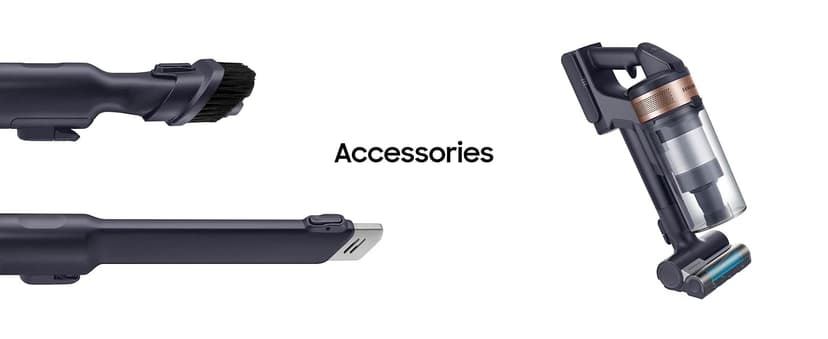 SAMSUNG Jet 60 Pet Cordless Stick Vacuum Cleaner w/ Removable Battery, Advanced Floor Cleaning, Jet Fit Brush to Clean Hardwood, Carpet and Tile, Lightweight Design, VS15A6032R7, Rose Gold