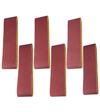 S SATC 3x18 Sanding Belts 20PCS Belt Sander Paper Aluminum Oxide (3 Each of 60/80/120/150/240/400 Grits & 2 of 40 Grits) Ideal for Wood Metal Paint Sanding