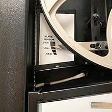 10718, 10-Inch Wood Band Saw 3.4 Amp 2-Speed Vertical Wood Bandsaw with Stand