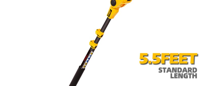 IMOUMLIVE 2-IN-1 Cordless 8 Inch Pole Saw & Chainsaw, 21V 3Ah Battery, 14.7ft Max Reach, 8.3lb Lightweight, Powered Pole Saws for Tree Trimming, Tree Trimmer for Branch Cutting