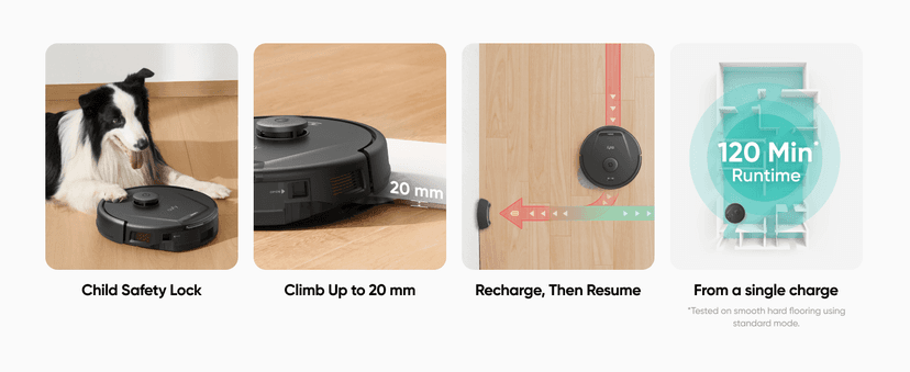 eufy L60 Robot Vacuum, Ultra Strong 5,000 Pa Suction, iPath Laser Navigation, for Deep Floor Cleaning, Ideal for Hair, Hard Floors