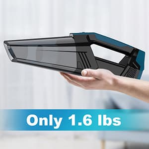 Cordless Car Vacuum Lightweight High Power Handheld Vacuum Cleaner with LED Light, Upgraded Hand Vacuum for Car Home Office and Pet Hair, BlackBlue