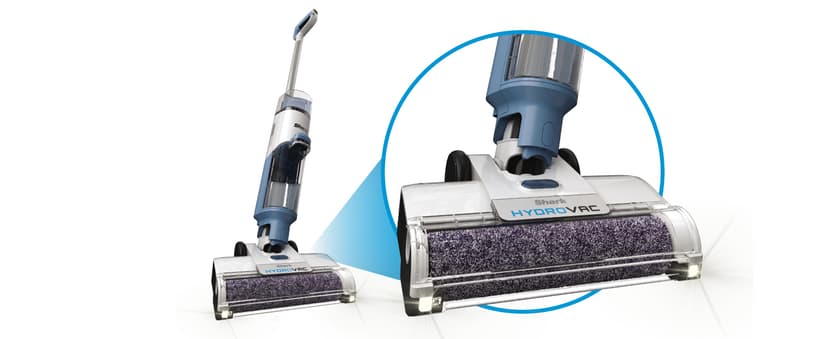 Shark WD201 HydroVac Cordless Pro XL 3-in-1 Vacuum, Mop & Self-Cleaning System with Antimicrobial Brushroll* & Solution for Multi-Surface, Hardwood, Tile, Marble & Area Rugs, Pure Water