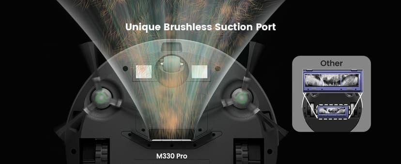 Lefant LiDAR Robot Vacuum and Mop, Upgraded 190° PSD Obstacle Avoidance, 5000Pa Strong Suction, Multi-Floor Mapping, 150 Mins Runtime, WiFi/Alexa/APP/Watch, Pet Hair & Carpets, M330 Pro Grey