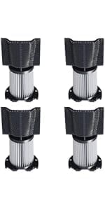 Handheld Vacuum Cordless, Lightweight 1.4lb with Powerful Suction, Charging Dock, Single Touch Empty and Detachable Dust Cup (Frosted Silver)