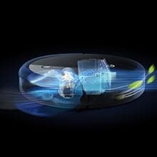 Robotic Vacuum Cleaner,Ideal For Pet Hair,Home and Kitchen Hard Floor and Low Pile Carpet