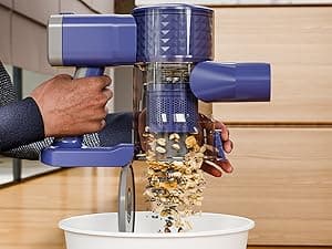 YONNDER Cordless Vacuum Cleaner 40KPA, 6-in-1 Lightweight & Detachable Battery, Powerful Suction for Home, 6-Stage Filtration, Tangle-Free V-Shaped Brush, for Hard Floor/Carpet/Pet Hair