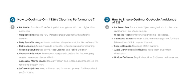 eufy E28 Omni Robot Vacuum and Mop Combo,HydroJet System,with Portable Deep Cleaner for Carpet,20,000Pa Turbo Suction,Zero-Tangling,Corner to Edge Deep Cleaning,with auto All-in-One Station