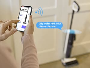 Tineco Smart Wet Dry Vacuum Cleaners, Floor Cleaner Mop 2-in-1 Cordless Vacuum for Multi-Surface, Lightweight and Handheld, Floor ONE S5 Combo