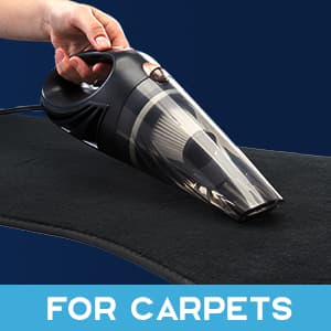 THISWORX Car Vacuum Cleaner - Portable, High Power, Handheld Vacuums w/ 3 Attachments, 16 Ft Cord & Bag - 12v, Auto Accessories Kit for Interior Detailing - Black